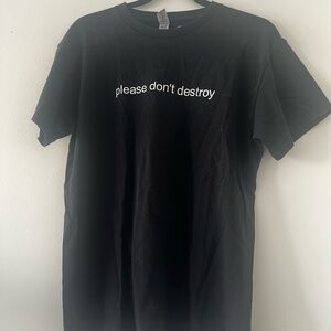 Please don’t destroy tour shirt